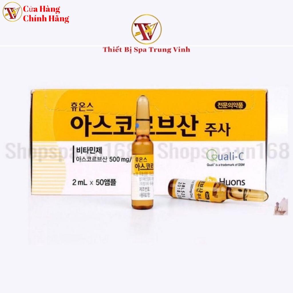 Vỉ 10 Ống Vitamin C Houns Hàn Quốc Cấy Tảo Hồng (Hộp 50 ống và vỉ 10 ống)