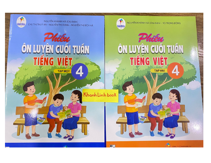 Sách - Combo phiếu ôn luyện cuối tuần tiếng việt 4 - tập 1 + 2 ( cánh diều )