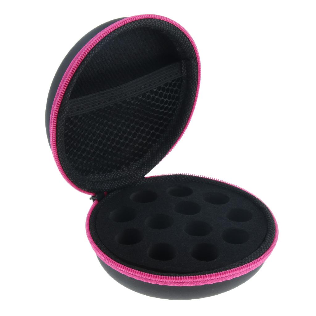 Essential Oils Bag Storage Case Zip Pouch for 1ml 2ml Bottles Vials
