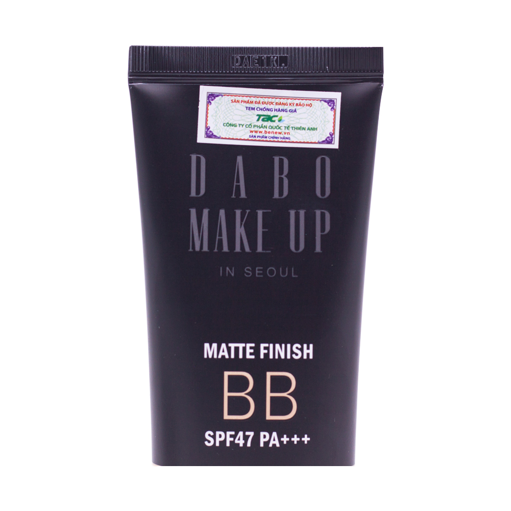 Kem nền trang điểm BB cao cấp Hàn Quốc DABO MAKE UP MATTE 5 in 1 SPF47 PA+++ (50ml) + Tặng ngay Cọ tán kem nền chuyên dụng thế hệ mới Aroma Hàn Quốc – Hàng chính hãng