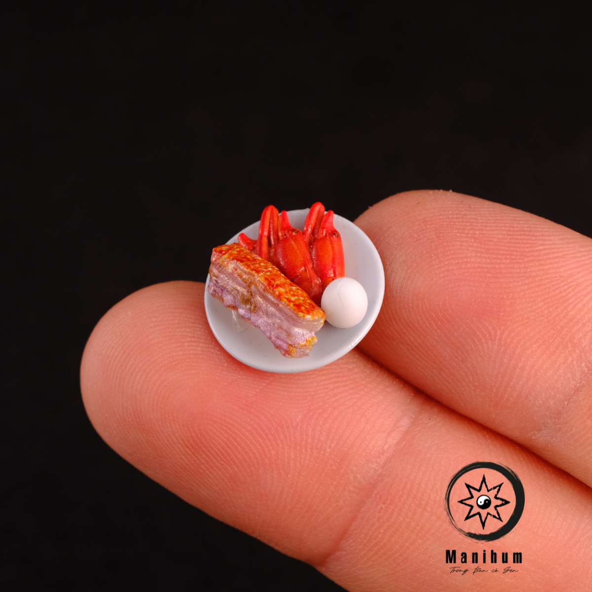 Phụ Kiện Bàn Thờ Bộ Mâm Cúng Tam Vị Cát Tường Manihum - Quà Tặng Phong Thủy May Mắn Chiêu Tài - BTLPK-02