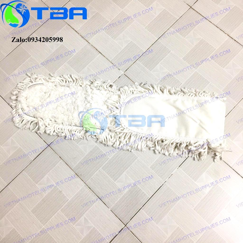 Tấm lau thay thế cây lau bụi công nghiệp bản 120cm sợi cotton màu trắng siêu thấm hút thế hệ mới