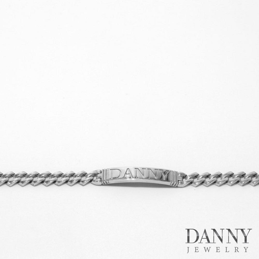 Lắc Tay Nam Bạc Thổ Nhĩ Kỳ Danny Jewelry Xi Rhodium Cao Cấp Không Đen II2T0011