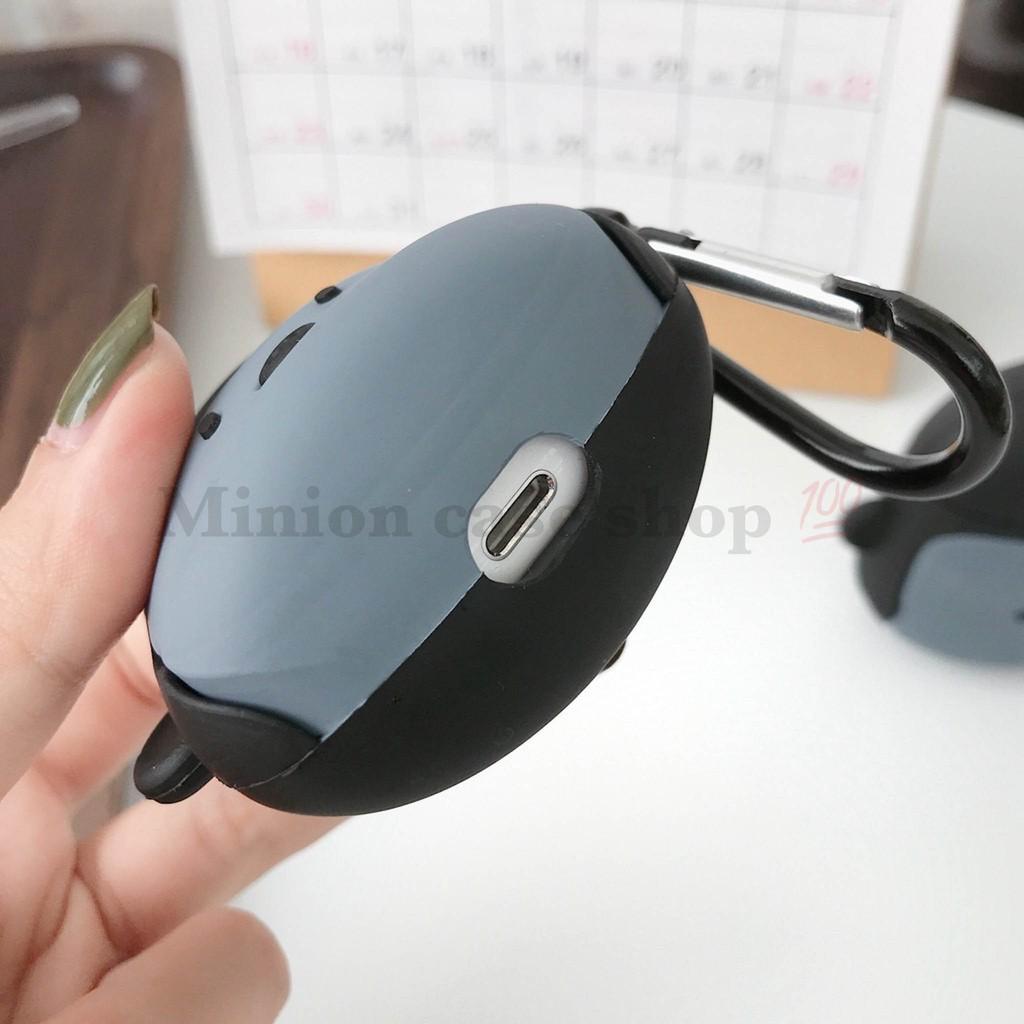 Hình ảnh Bao Case Ốp dành cho airpod 1 và 2, tai nghe bluetooth i11,i12, i100, i9s... silicon 3D Monkey cao cấp