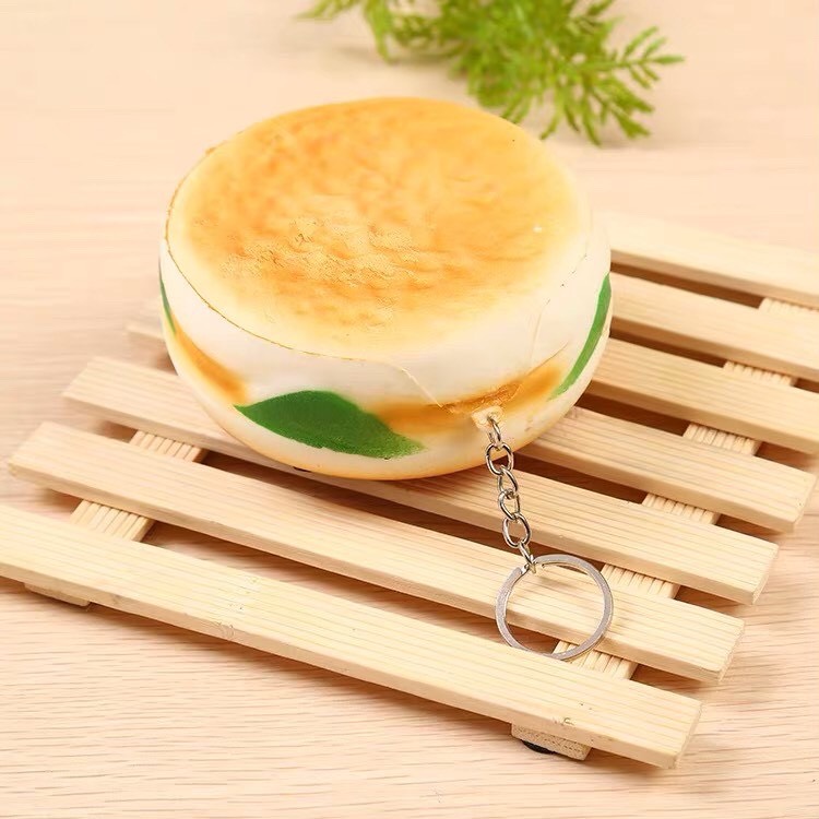 Squishy bánh sandwich, squishy chậm tăng mùi thơm dịu nhẹ, đồ chơi cho bé trai và bé gái