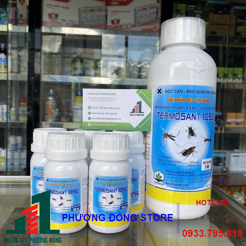 Thuốc diệt muỗi và côn trùng TERMOSANT 10SC_ chai 100ml