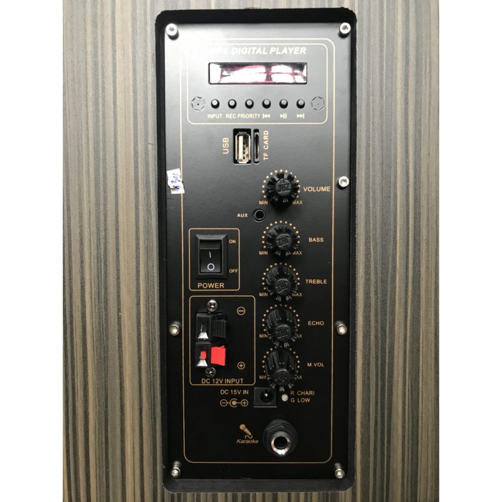 LOA KARAOKE DI ĐỘNG JBZ 106 KÈM 1 MCIRO KHÔNG DÂY - HÀNG NHẬP KHẨU