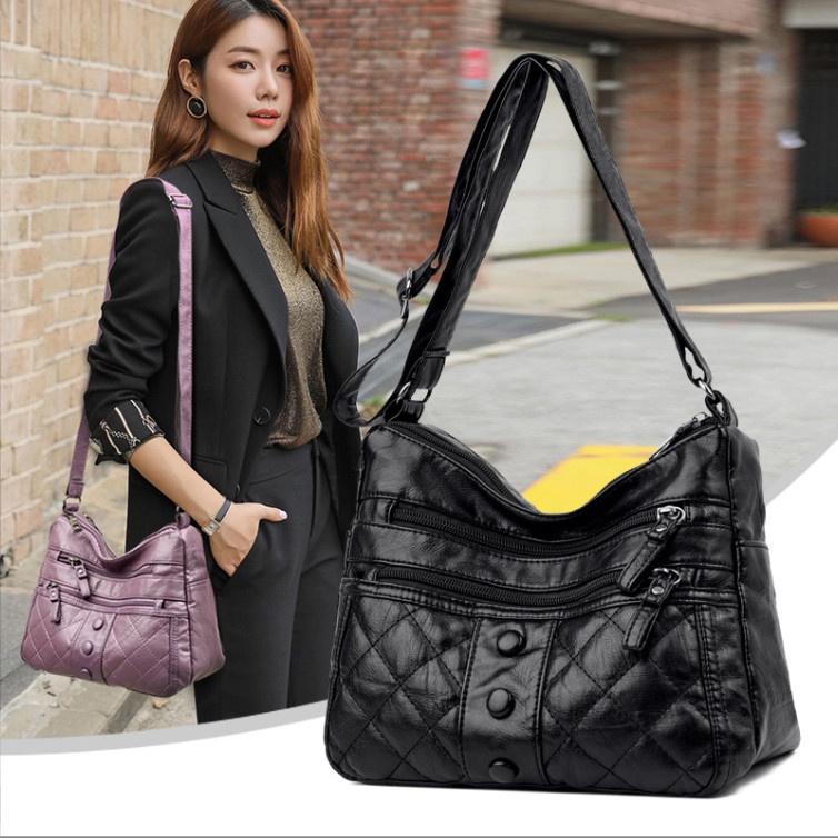 Túi xách nữ da mềm trần trám nhiều ngăn siêu chất BAG U DTT189