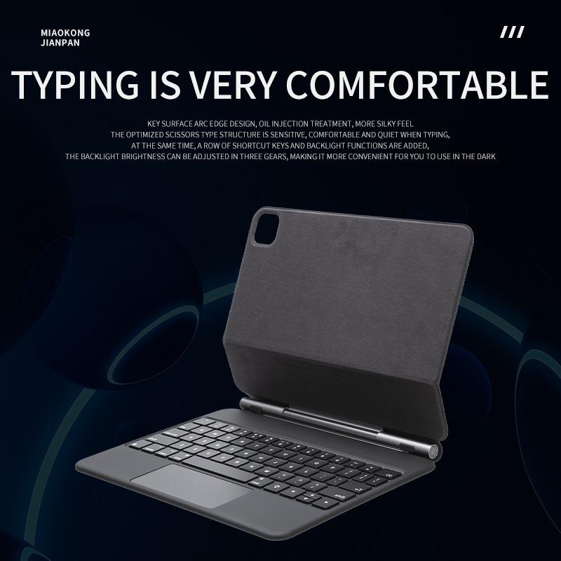 Ưu đãi đặc biệt bàn phím bluetooth mới năm thích hợp cho Apple ipad điều khiển ma thuật từ tính hút không khí cảm ứng pro11/12.9