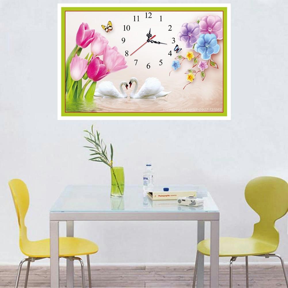 Tranh đính đá hoa tulip VS066 - tự đính