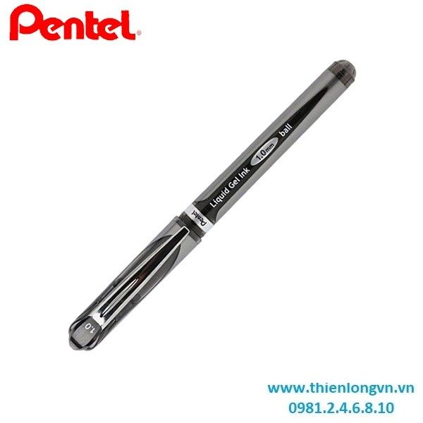 Set 5 cây Bút nước energel Pentel  - BL60 mực đen ngòi 1.0mm