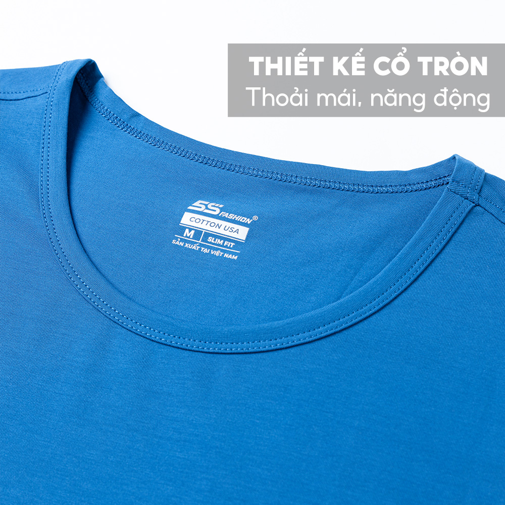 Áo Sát Nách Nam 5S FASHION, Chất Cotton Mềm Mát, Thấm Hút Tốt, Thiết Kế Trơn Basic, Thể Thao, Khỏe Khoắn (ATT23003)