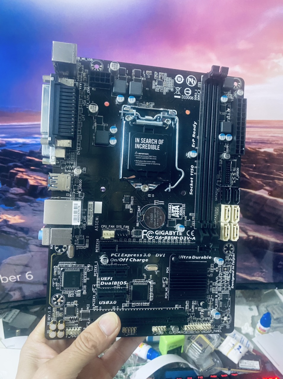 Bo Mạch Chủ (Mainboard) Gigabyte B85M-D3V-A - Hàng Chính Hãng