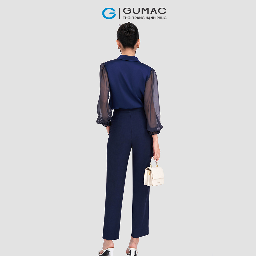 Quần ống đứng lưng kiểu GUMAC QD03041