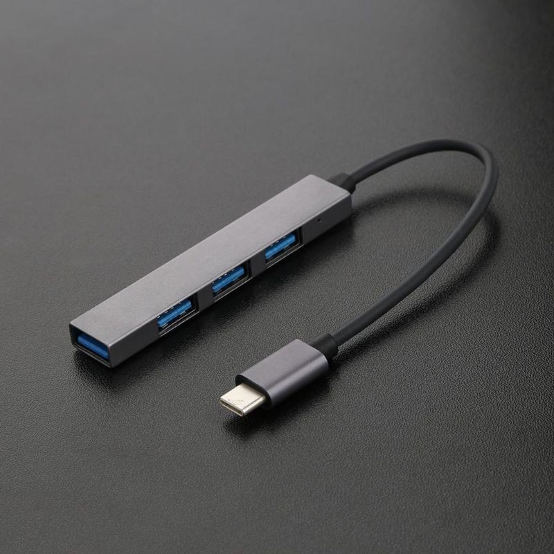 Hub Chia Cổng Type-C Sang USB 3.0 4 Trong 1 5Gbps