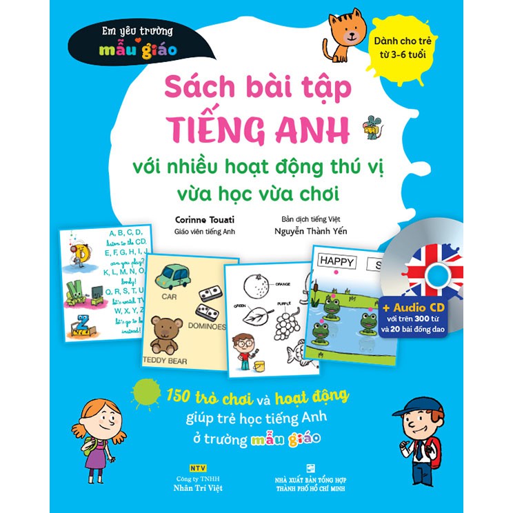 Sách bài tập tiếng Anh với nhiều hoạt động thú vị vừa học vừa chơi