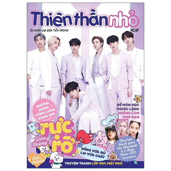 Thiên Thần Nhỏ - Số 405 - Tặng Kèm Poster Khổ Lớn Seventeen, BTS Và Board Game BLACKPINK