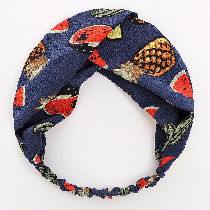 Băng đô nữ turban hoa quả xinh xắn đáng yêu