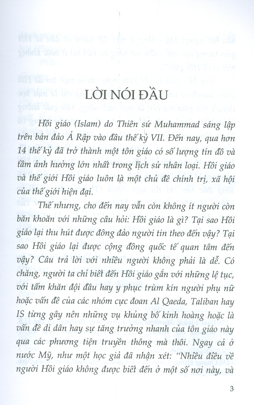 Hồi Giáo Trong Thế Giới Hiện Đại