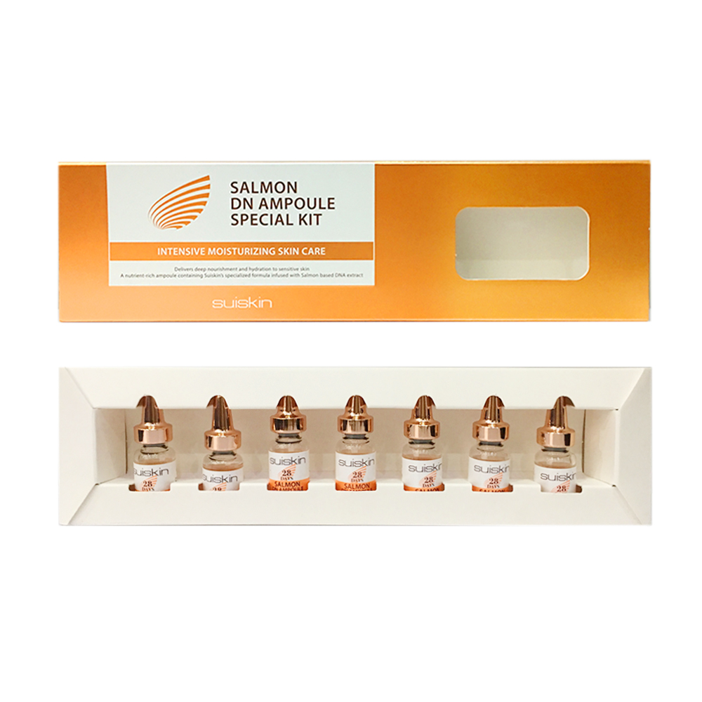 Set 7 ống tinh chất Tế bào gốc từ DNA trứng cá hồi Suiskin Salmon DN Ampoule Special Kit