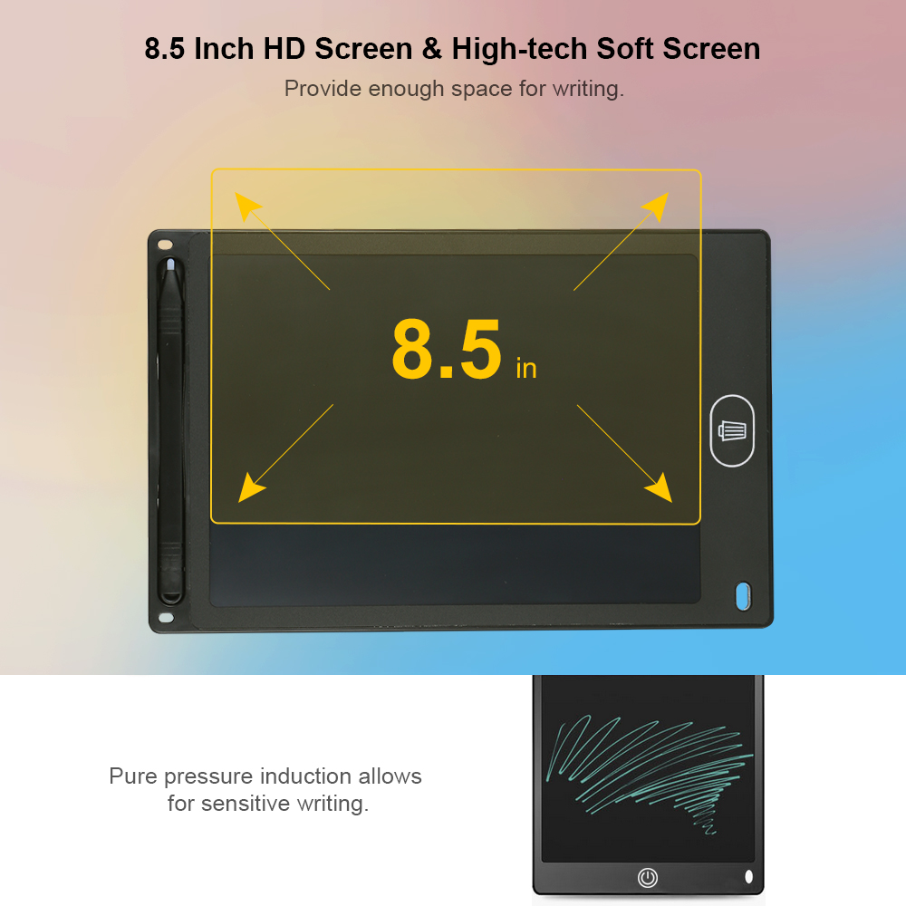 Máy Tính Bảng LCD 8,5 Inch Đồ Họa Điện Tử Có Thể Ghi Chú Lời Nhắc Với Bút Cảm Ứng