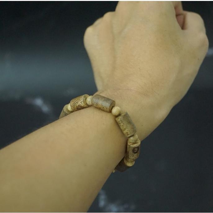Vòng đeo Tay Trầm Hương Nam-Nữ - Trầm Tốc tự nhiên - Trúc 10 Ly