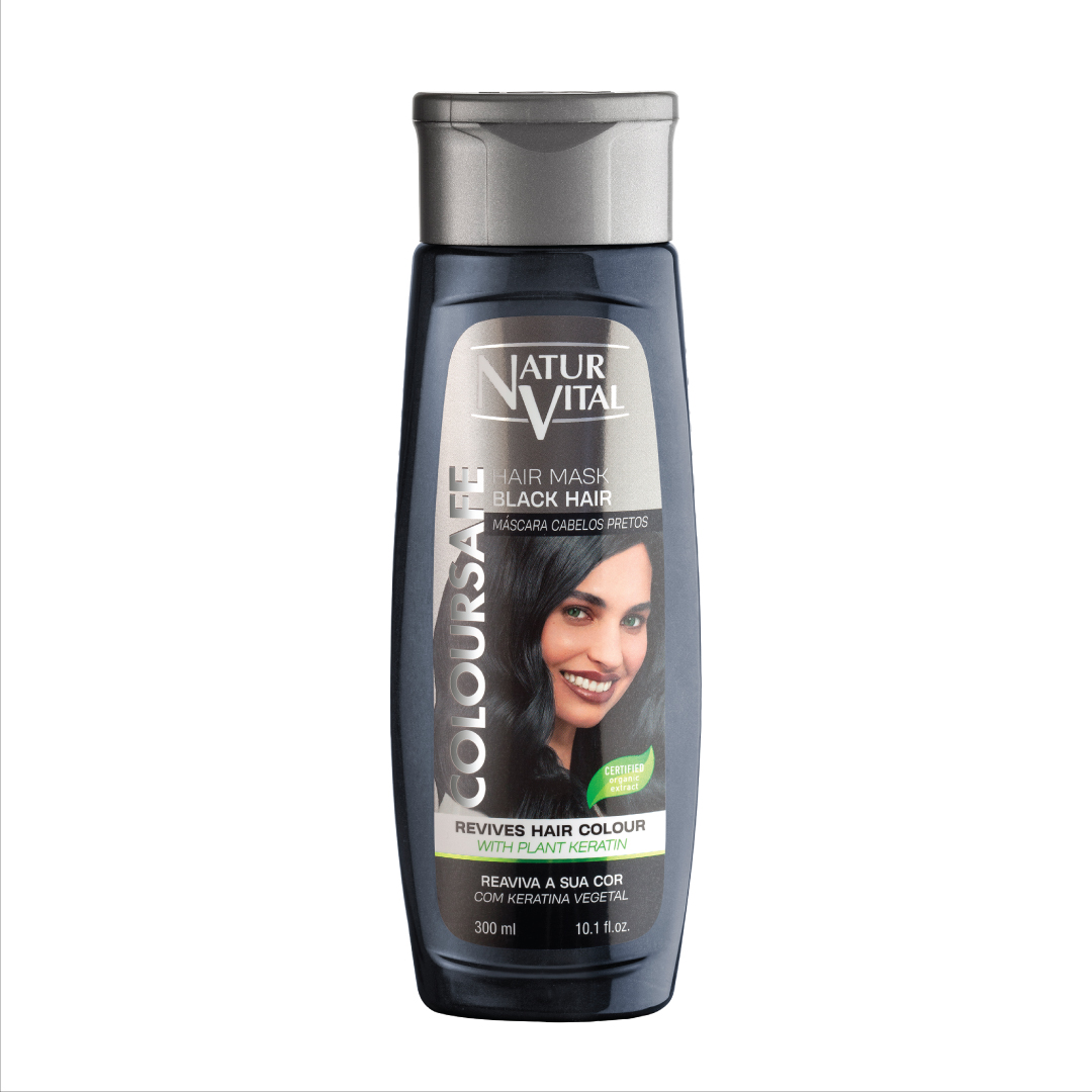 Mặt Nạ Tóc NaturVital Colour Henna Tăng Cường Độ Sáng Bóng, Làm Mềm Cấu Trúc Tóc & Giữ Màu Nhuộm Luôn Rực Rỡ - Màu Đen
