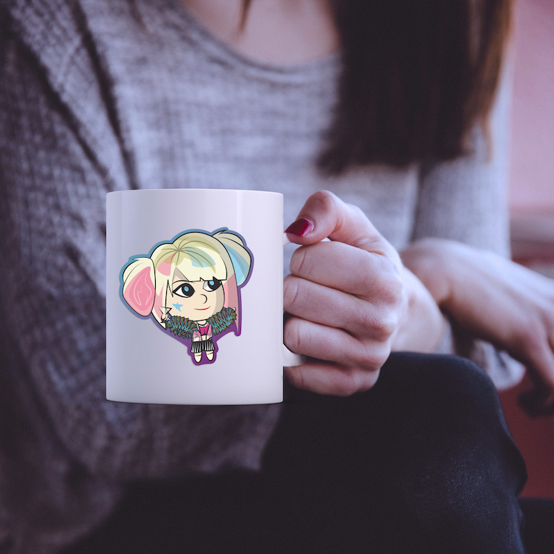 Harley Quinn - Single Sticker hình dán lẻ