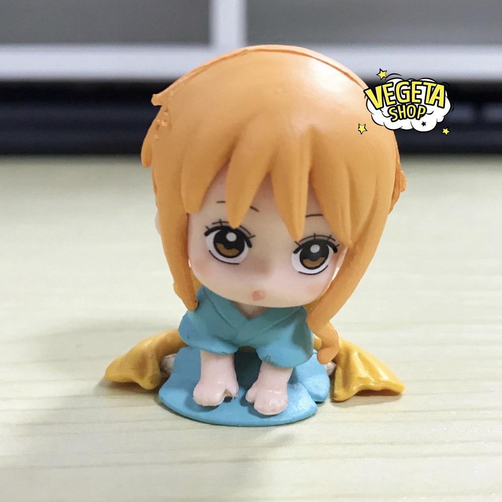 Mô hình One Piece - Mô hình Luffy Nami Zoro Law mô phỏng trang phục Cosplay Conan teo nhỏ - 4x4cm