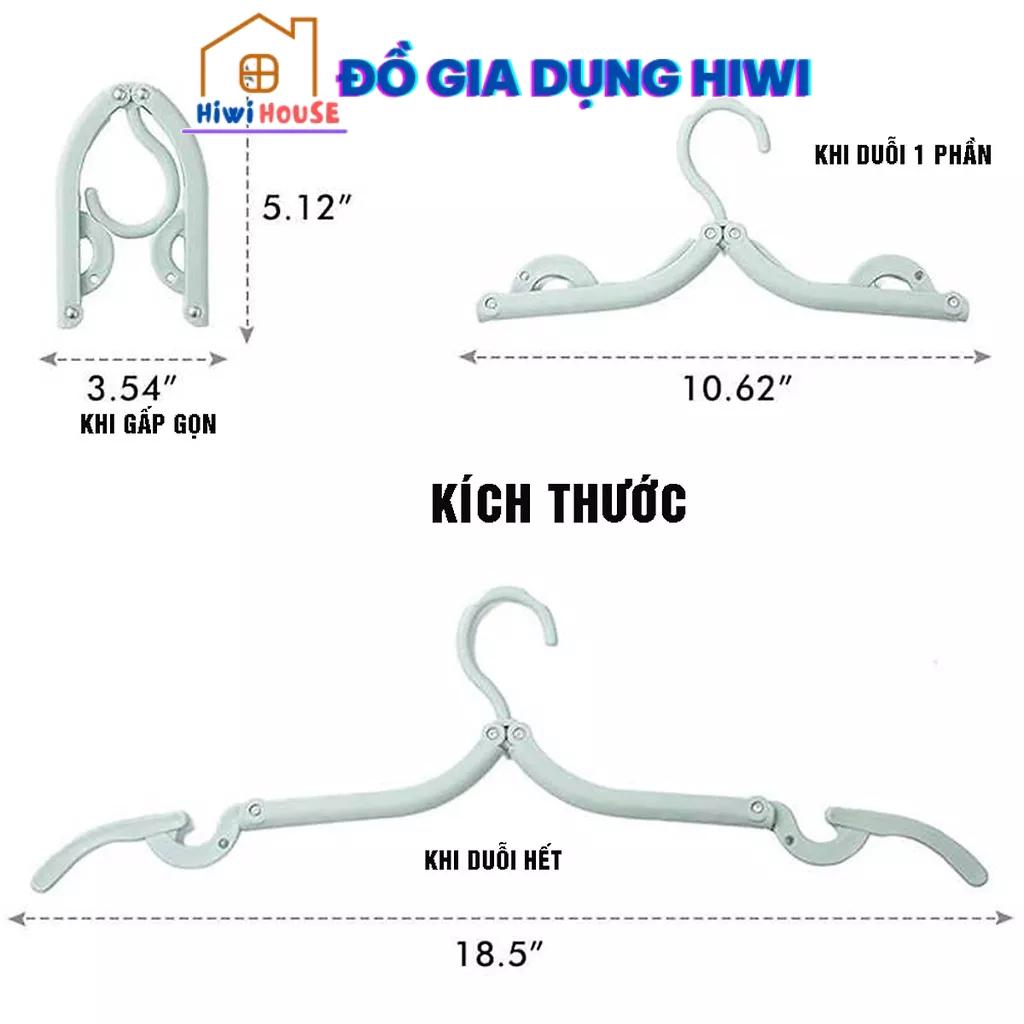 Móc Treo Quần Áo Gấp Gọn Thông Minh làm bằng nhựa cao cấp, thích hợp đi cắm trại du lịch, phượt, dã ngoại, câu cá