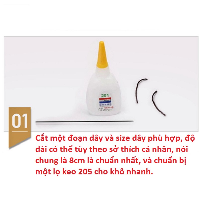 1 Mét Dây Đầu Ngọn Cần Đơn, Cần Tay, Cần Câu Đài, Buộc Đầu Trục