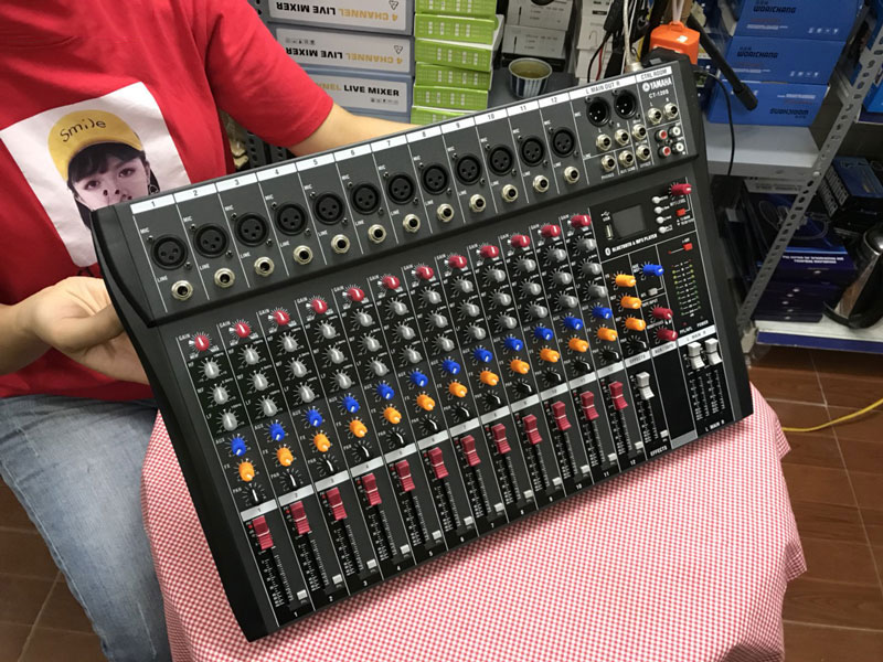 Mixer Yamaha Bluetooth 12 line CT-120S-Hàng Nhập Khẩu.