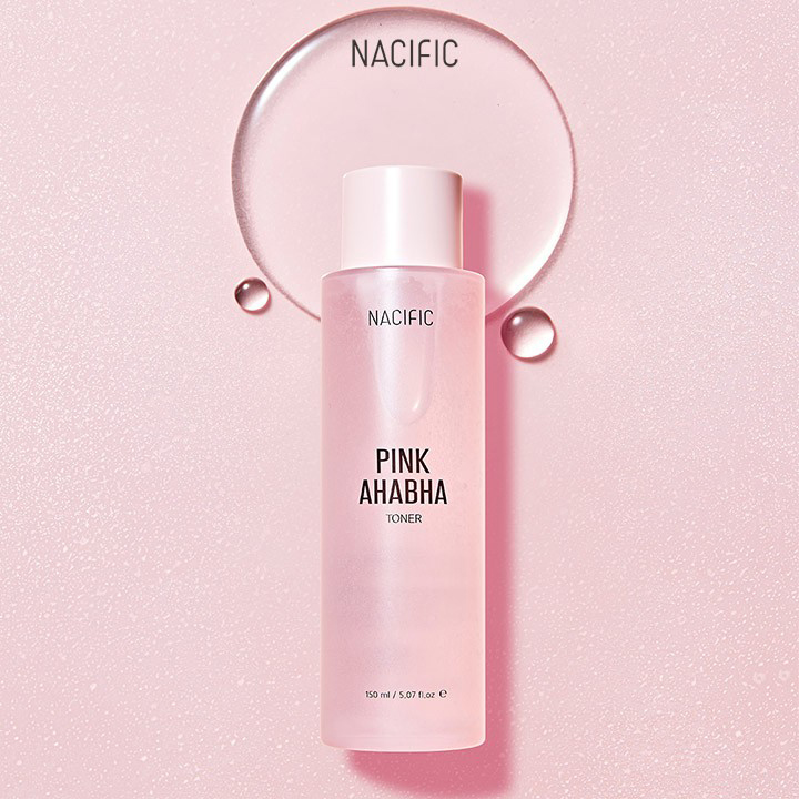 Nước hoa hồng Nacific Pink AHABHA Toner 150ml