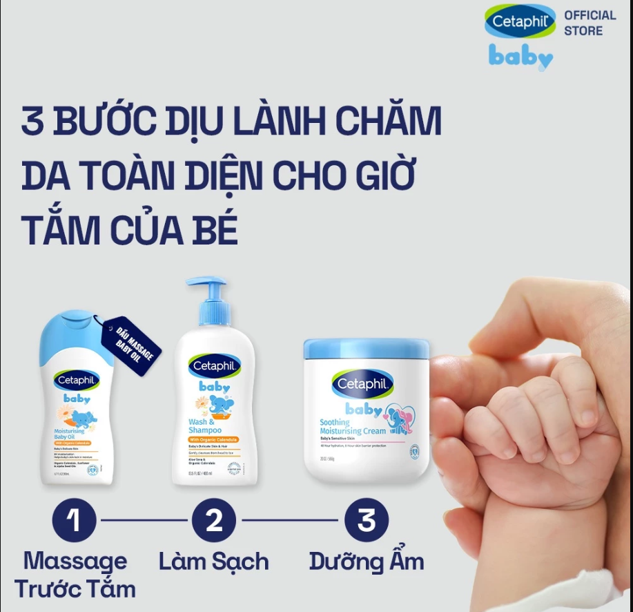 Kem Dưỡng Ẩm Làm Dịu Cho Bé Cetaphil Baby 566G