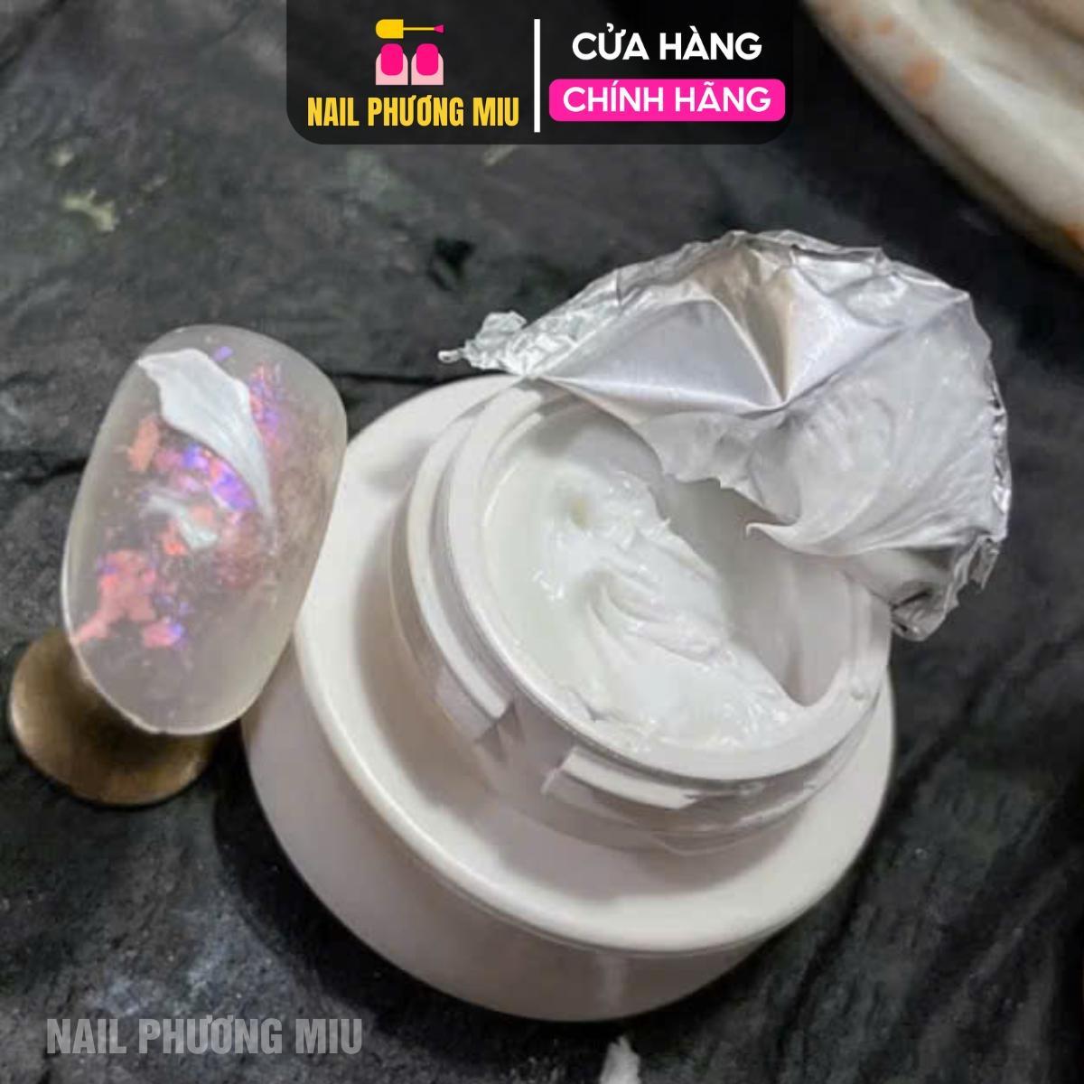 Gel Thạch Cao Lỳ Mịn Cún Con LUOKEXI W01 8g Chuyên Vẽ Nặn Đắp Hoa, Bướm Nổi 3D Làm Nail, Gel Siêu Mịn Hơ Đèn Khô Ngay