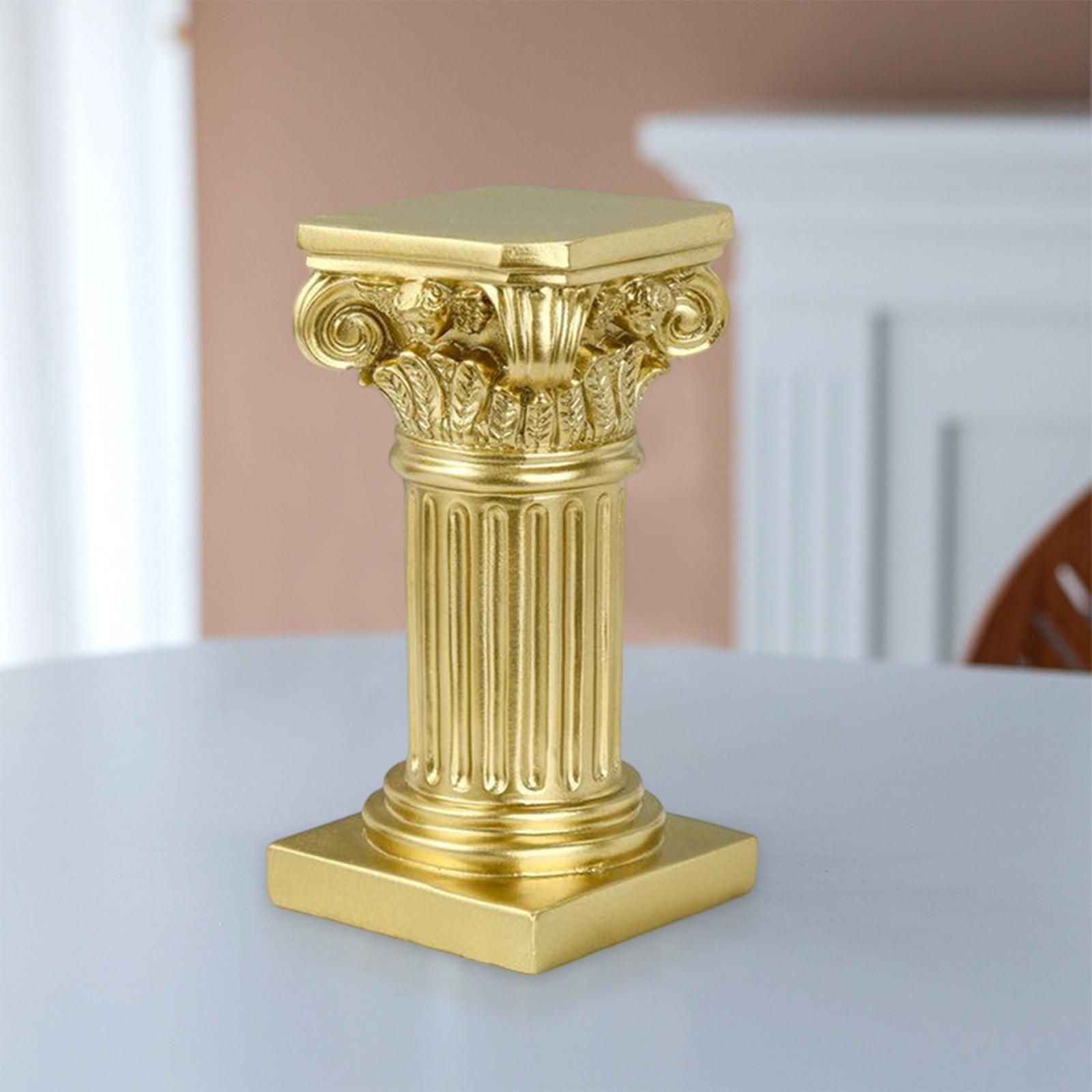 Roman Column Statue Plinth Base for Outdoor Decoration Handicraft Props