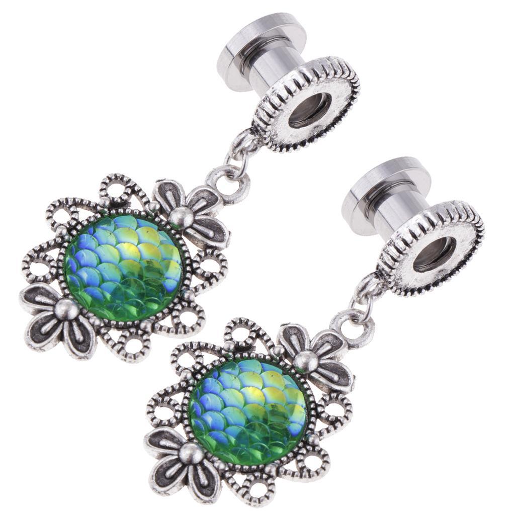 Stainless Tunnel Ear Expanders Body Piercings Pendant Accessories