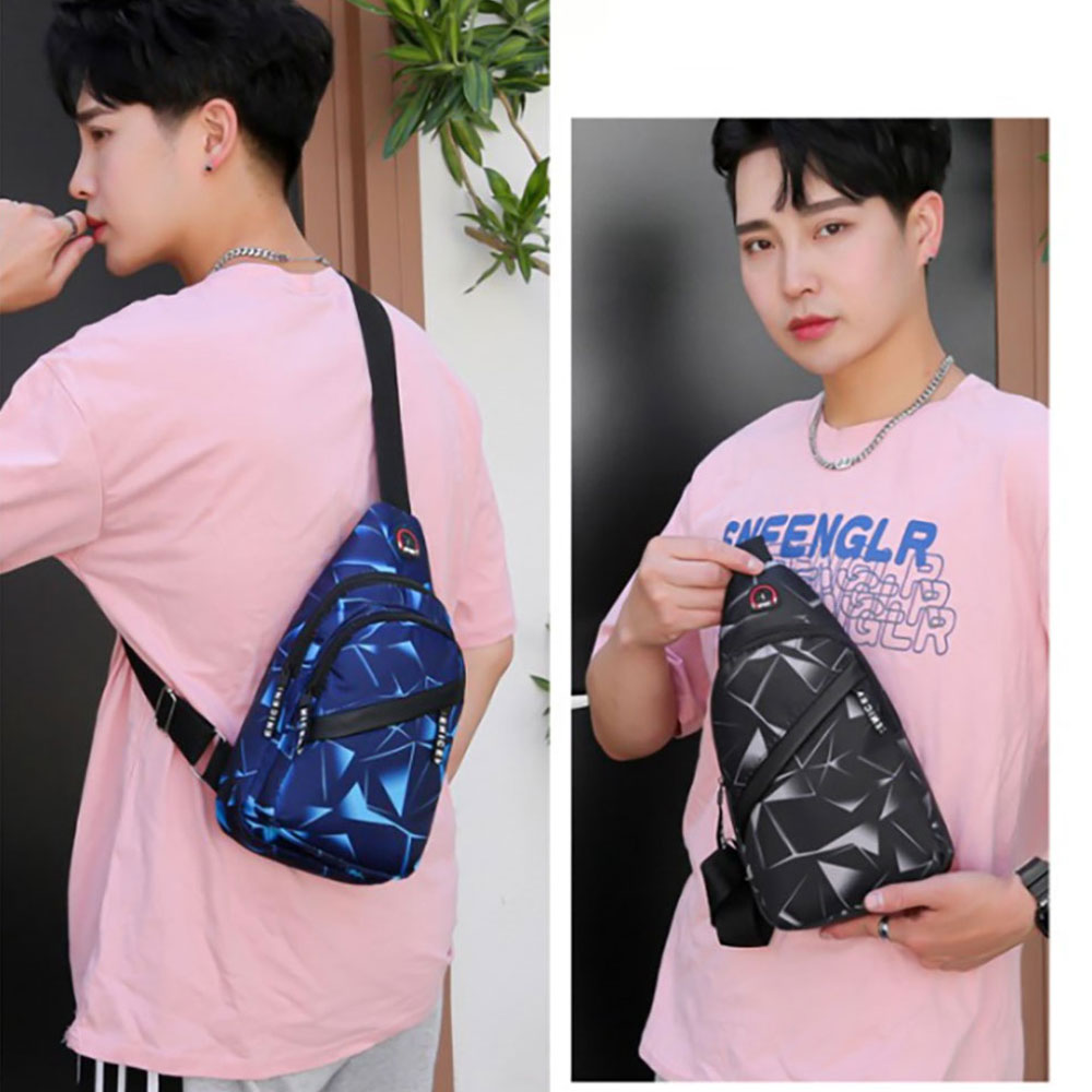 Túi đeo chéo vải Canvas T0166 unisex nam nữ phong cách trẻ trung Hàn