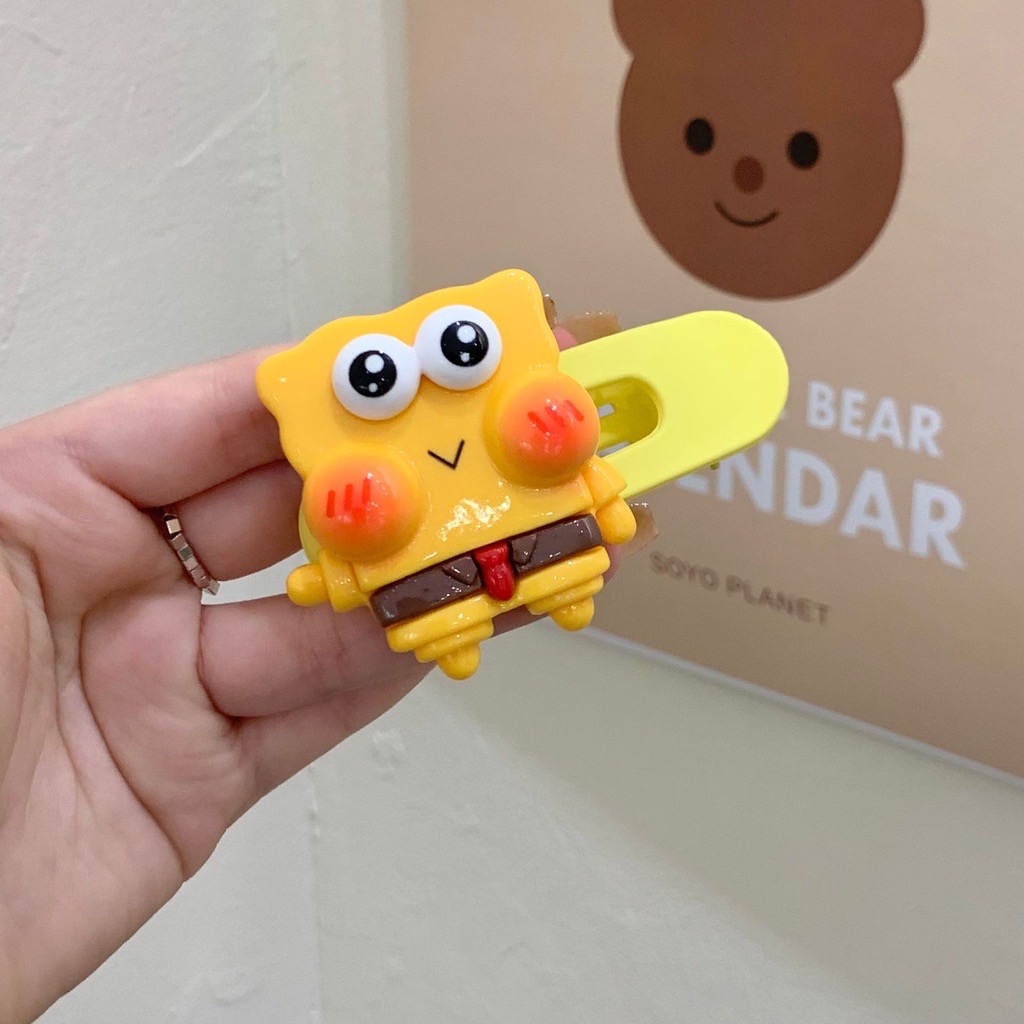 Kẹp tóc Bọt Biển SpongeBob đáng yêu