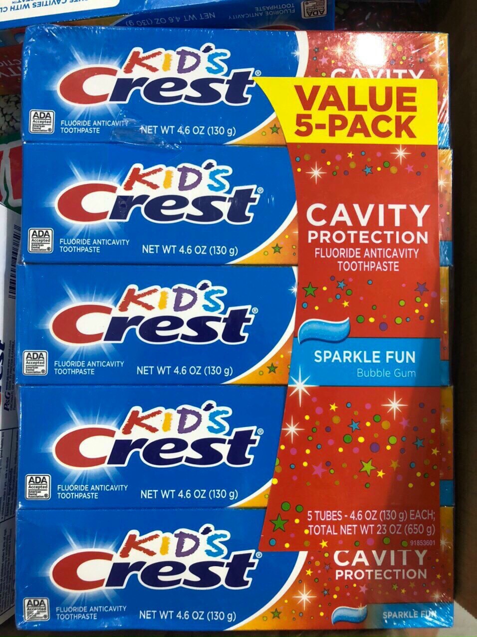 Kem Đánh Răng Kids Crest Value 130g