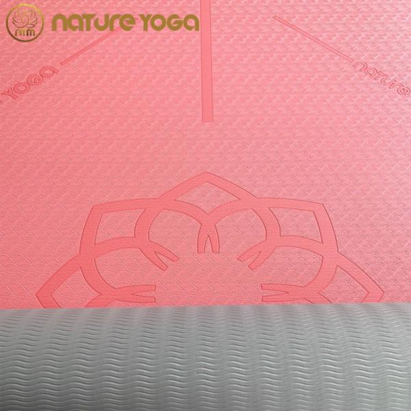 Thảm Yoga Cao Cấp Định Tuyến Hoa Sen Nature ZC-Bách Hóa Online