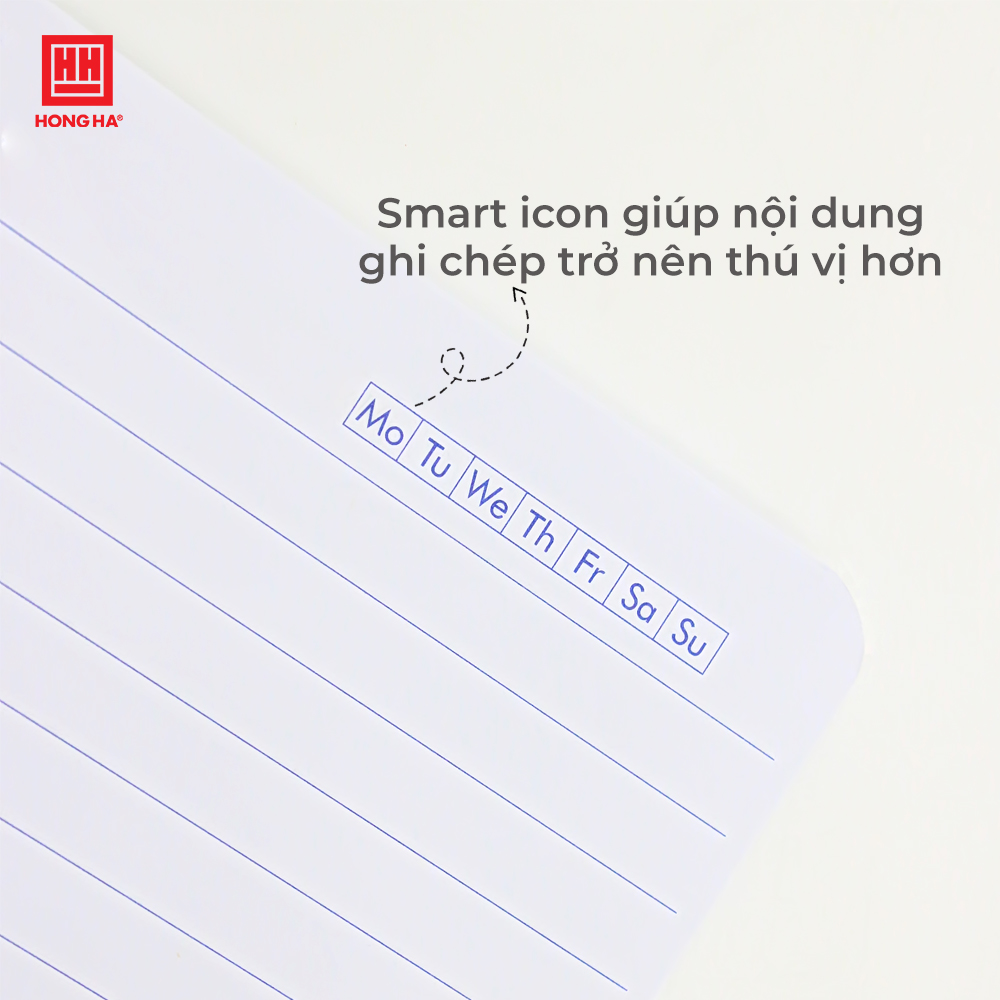 Sổ lò xo 200 trang A6 Hồng Hà Bistro - 2836