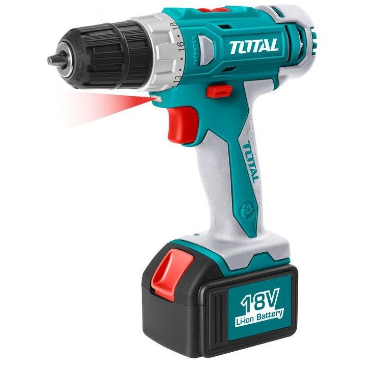 Máy khoan pin Lion Total 18V TDLI228180 (2 pin - 13 phụ kiện)