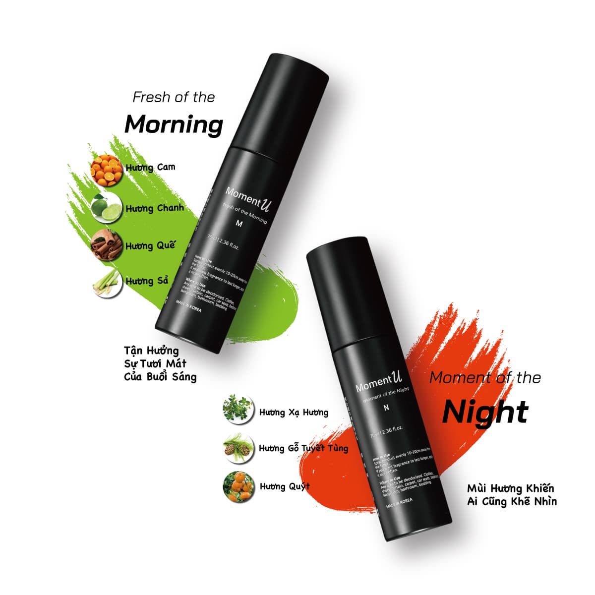 Set Combo Xịt Thơm Quần Áo Đa Năng Dành Cho Nam