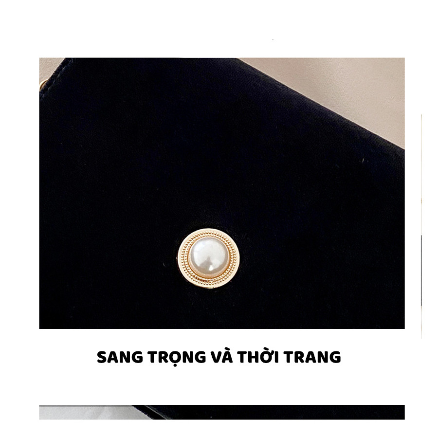 Túi Xách Đeo Chéo Đi Tiệc Sang Trọng &amp; Cao Cấp Đính Hạt Phong Cách Rento - Mã TUI08