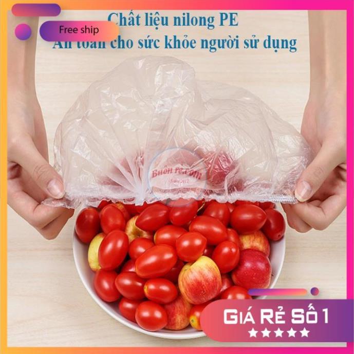 Túi 100 màng bọc thực phẩm nilong co giãn phiên bản mới