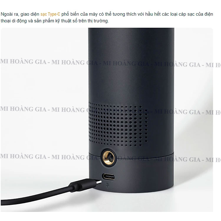 Máy hút bụi ô tô cầm tay tích hợp bơm hơi Xiaomi LYDSTO HD-SCXCCQ02 - Hàng nhập khẩu