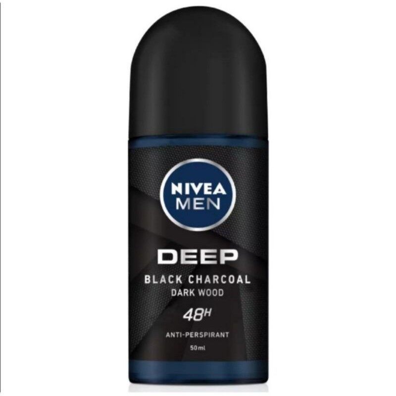 lăn khử mùi n.ive.a men  Deep Black Charcoal Dark Wood 50 ml ( không xuất hóa đơn đỏ )