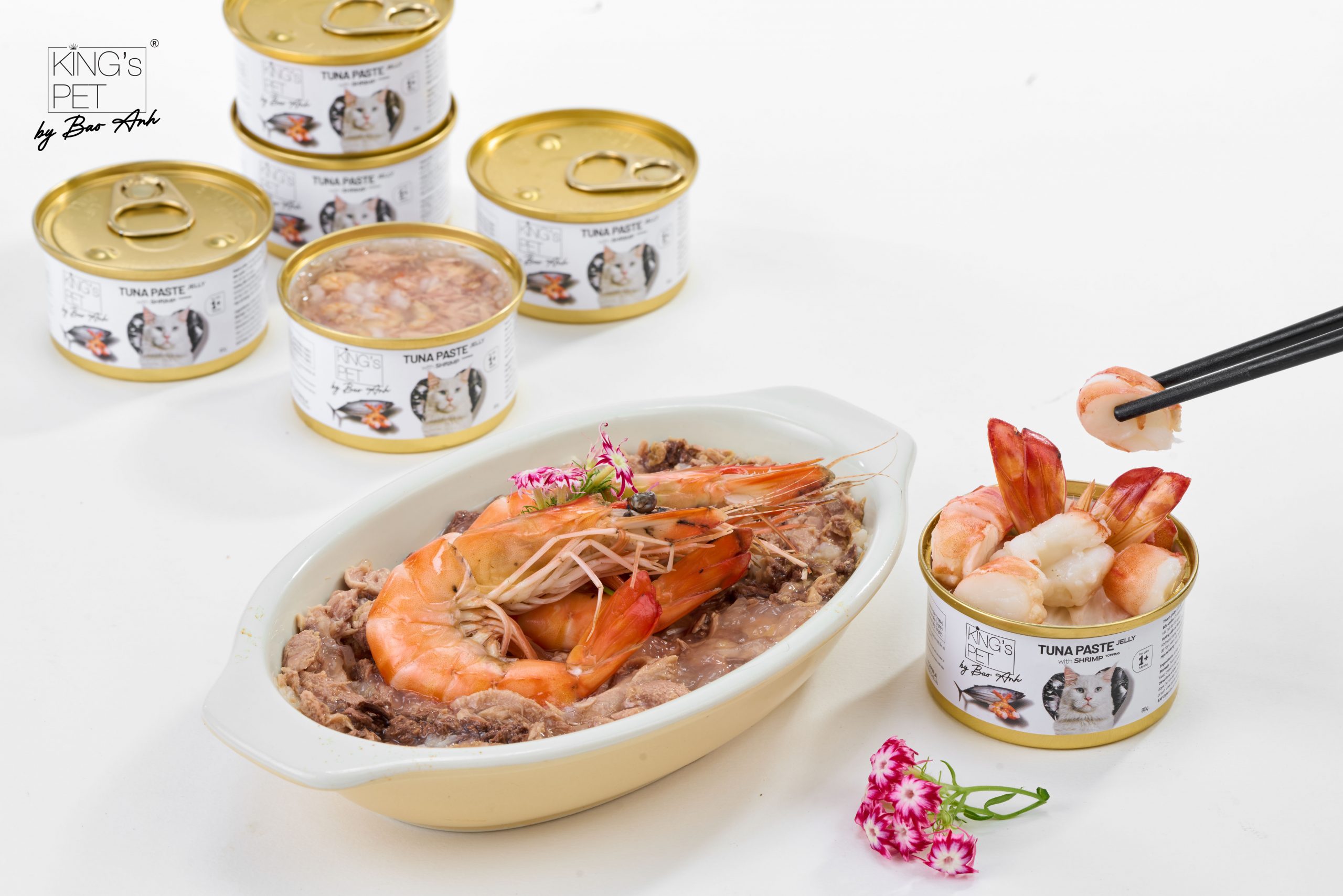 Pate Kingpet Bảo Anh Cao Cấp Dành Cho Mèo lon 80g