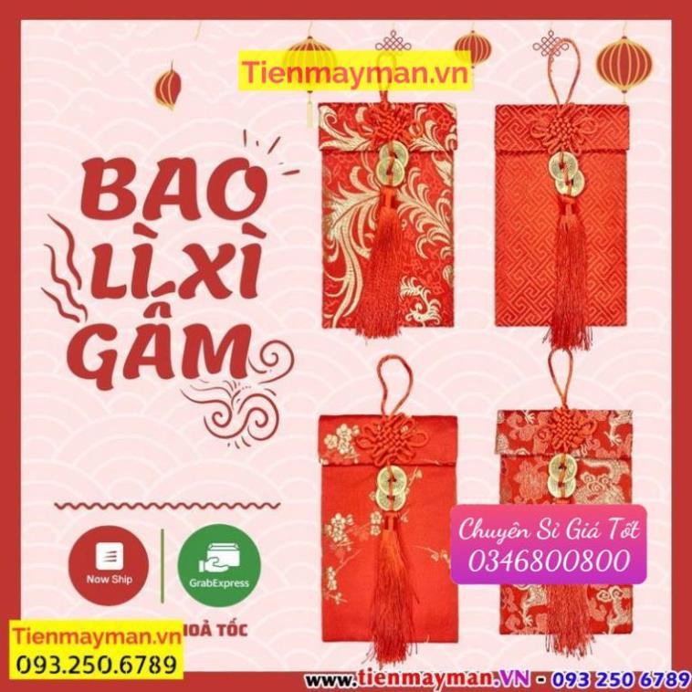 Bao Lì Xì Vải Gấm Cao Cấp Ngày Tết